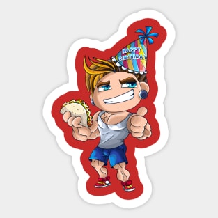 Happy Birthday Jason Sticker